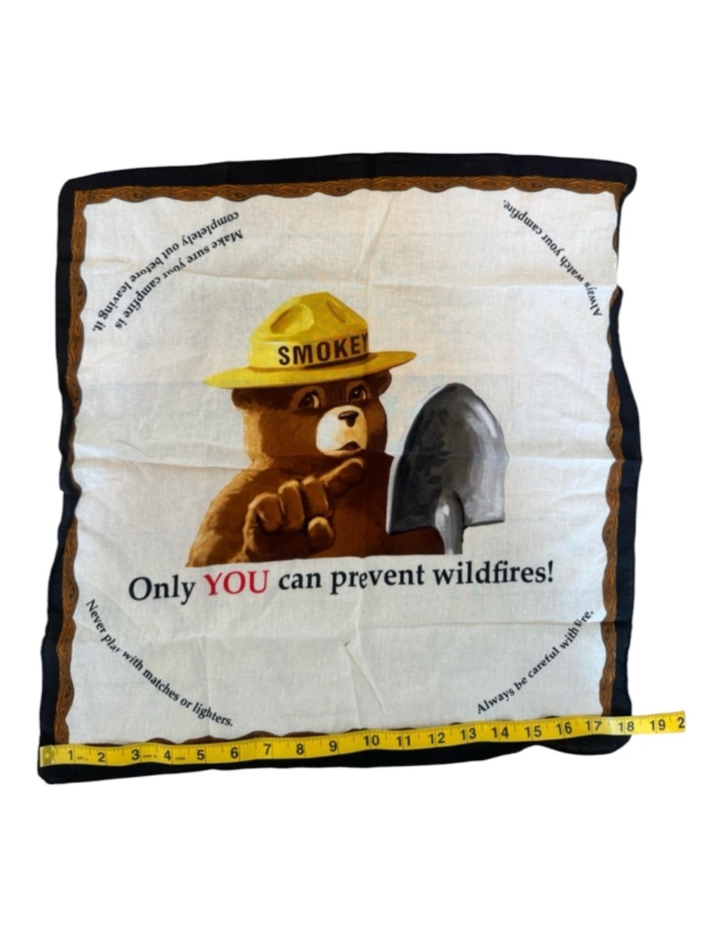 Vintage Smokey Bear Bandana